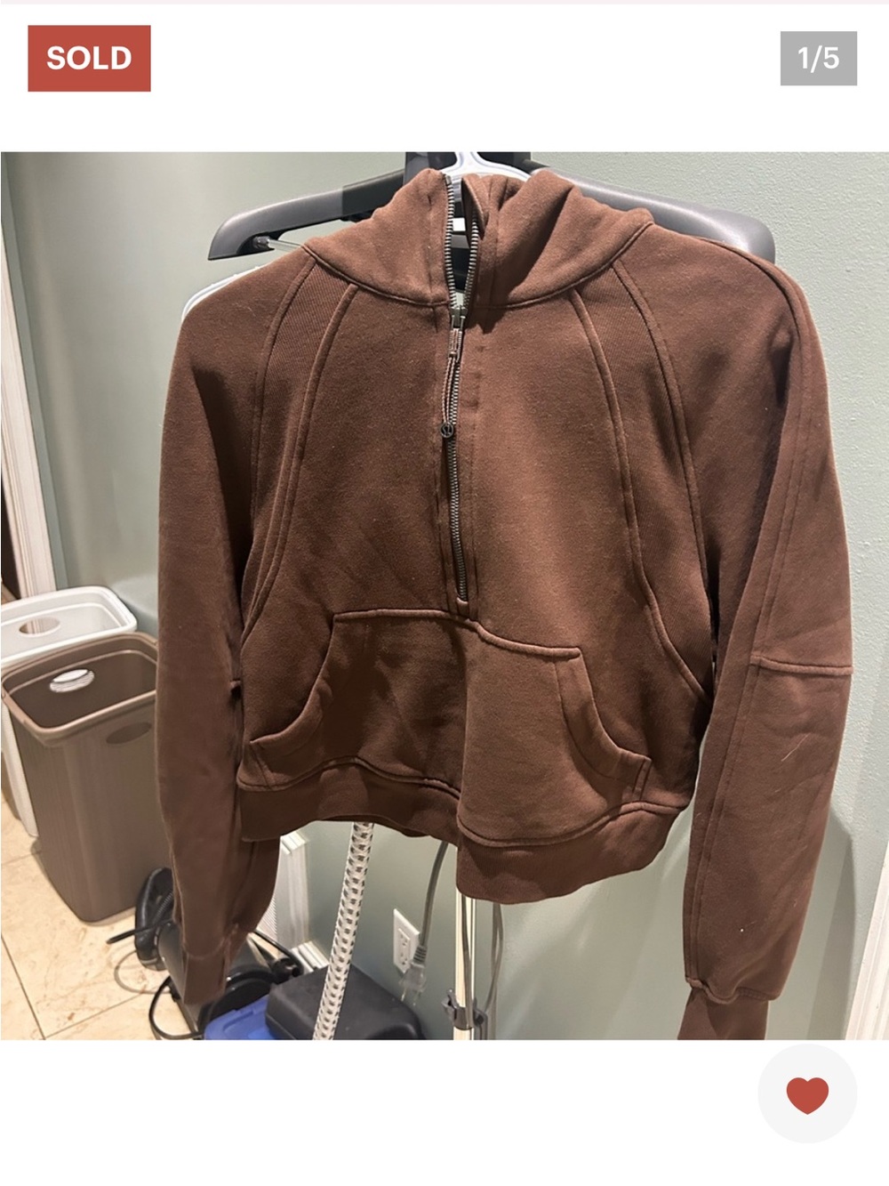 Lululemon Scuba Oversized 1/2 Zip in Java XS/S